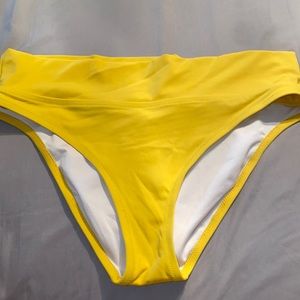 Yellow Victorias Secret swim bottom